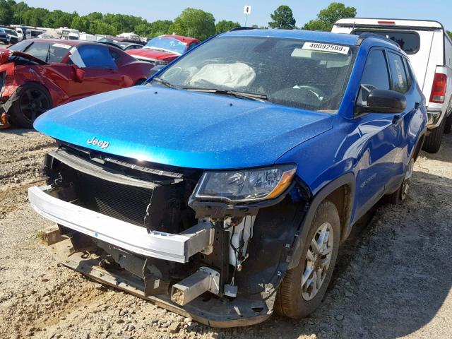 3C4NJCAB9JT148110 - 2018 JEEP COMPASS SP 蓝色 照片 2