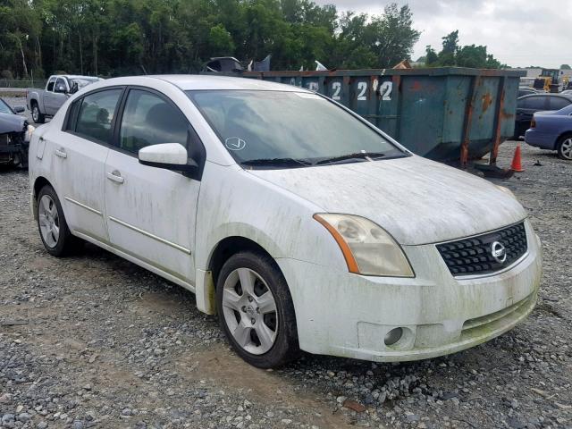 3N1AB61E98L730194 - 2008 NISSAN SENTRA 2.0 WHITE photo 1