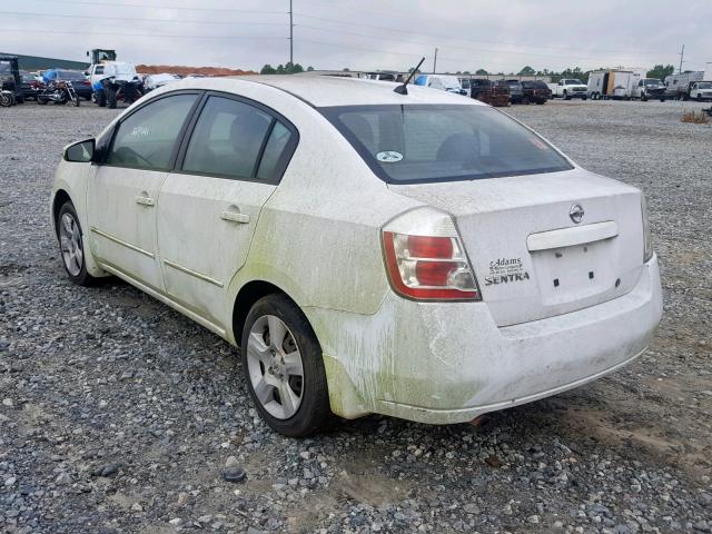 3N1AB61E98L730194 - 2008 NISSAN SENTRA 2.0 WHITE photo 3