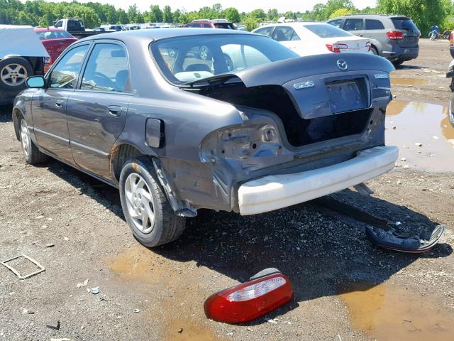 1YVGF22D825270876 - 2002 MAZDA 626 ES GRAY photo 3