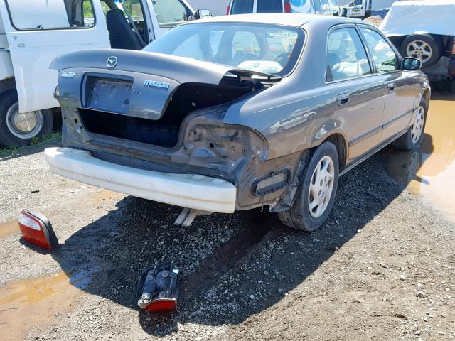 1YVGF22D825270876 - 2002 MAZDA 626 ES GRAY photo 4