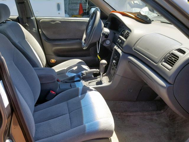 1YVGF22D825270876 - 2002 MAZDA 626 ES GRAY photo 5