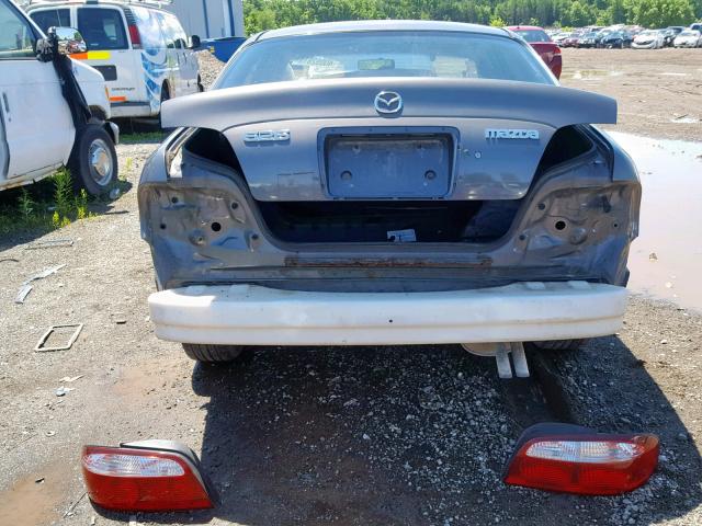 1YVGF22D825270876 - 2002 MAZDA 626 ES GRAY photo 9