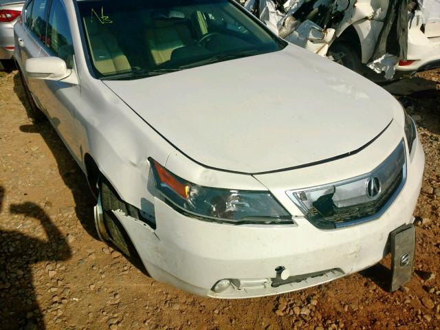 19UUA8F5XDA002873 - 2013 ACURA TL TECH WHITE photo 9