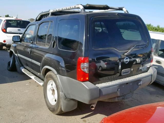 5N1ED28T82C598789 - 2002 NISSAN XTERRA XE BLACK photo 3