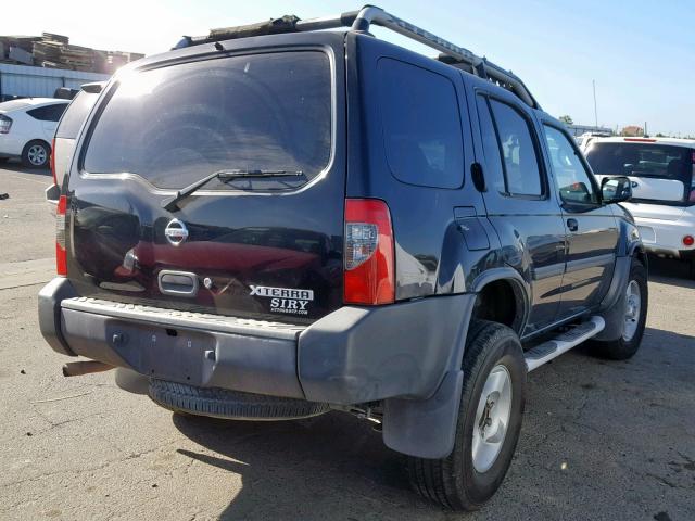 5N1ED28T82C598789 - 2002 NISSAN XTERRA XE BLACK photo 4