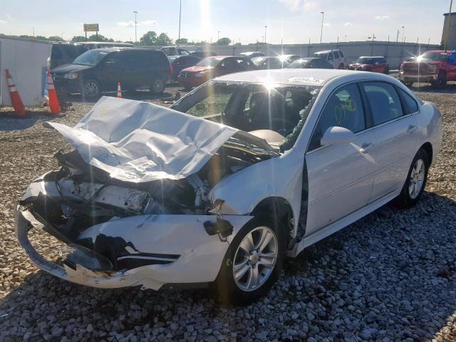 2G1WA5E37E1174773 - 2014 CHEVROLET IMPALA LIM WHITE photo 2