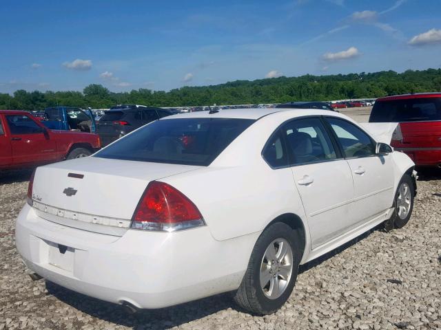 2G1WA5E37E1174773 - 2014 CHEVROLET IMPALA LIM WHITE photo 4