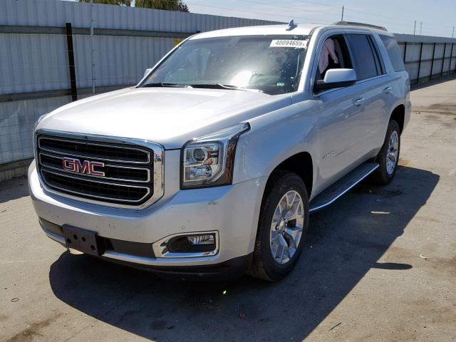 1GKS2AKC8JR265167 - 2018 GMC YUKON SLE SILVER photo 2