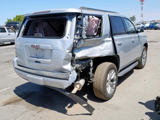 1GKS2AKC8JR265167 - 2018 GMC YUKON SLE SILVER photo 4