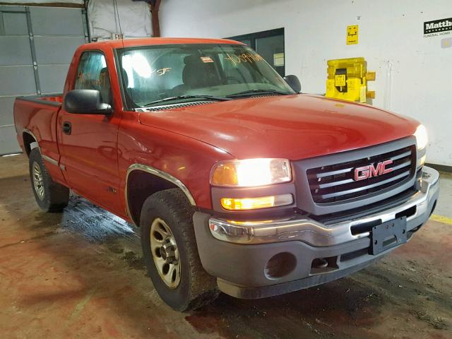 1GTEK14V57Z159954 - 2007 GMC NEW SIERRA RED photo 1