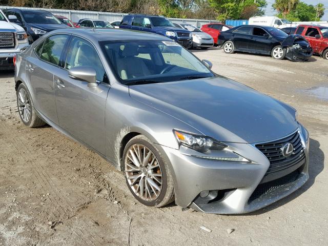 JTHBF1D24E5015604 - 2014 LEXUS IS 250 SILVER photo 1