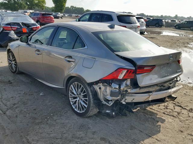 JTHBF1D24E5015604 - 2014 LEXUS IS 250 SILVER photo 3