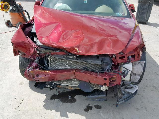 1G1ZE5EB4AF263678 - 2010 CHEVROLET MALIBU LTZ 红色 照片 9