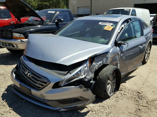 5NPE34AF0GH435931 - 2016 HYUNDAI SONATA SPO GRAY photo 2