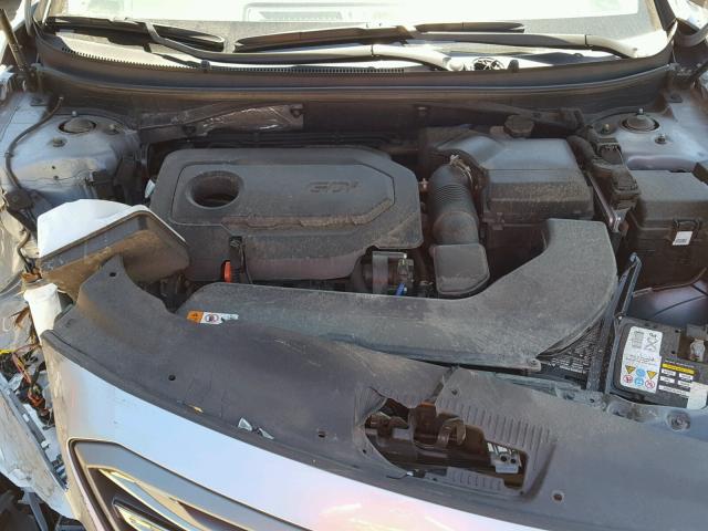 5NPE34AF0GH435931 - 2016 HYUNDAI SONATA SPO GRAY photo 7