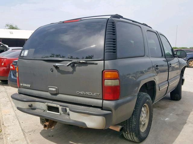 1GNEK13Z02J207802 - 2002 CHEVROLET TAHOE GRAY photo 4