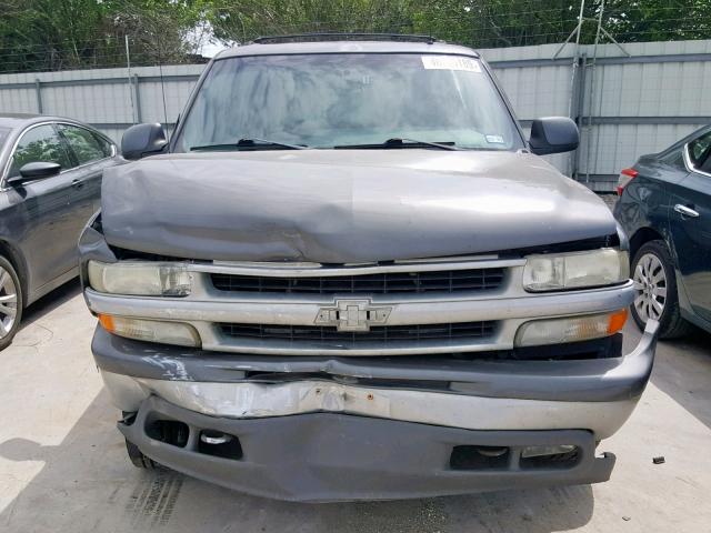 1GNEK13Z02J207802 - 2002 CHEVROLET TAHOE GRAY photo 9