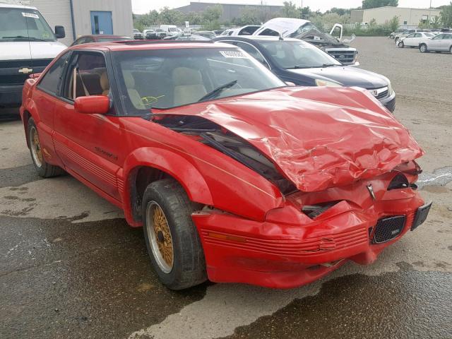 1G2WJ14T2NF312718 - 1992 PONTIAC GRAND PRIX RED photo 1