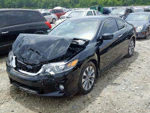 1HGCT1B86EA002268 - 2014 HONDA ACCORD EXL BLACK photo 2