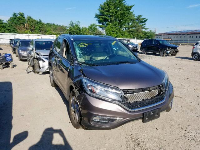 2HKRM4H75GH690894 - 2016 HONDA CR-V EXL BROWN photo 1