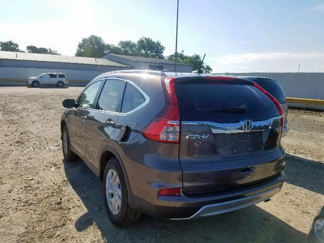 2HKRM4H75GH690894 - 2016 HONDA CR-V EXL BROWN photo 3