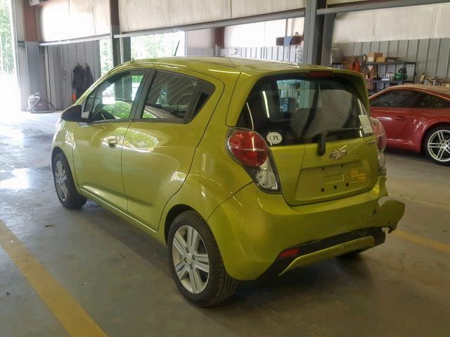 KL8CD6S96DC554561 - 2013 CHEVROLET SPARK 1LT GREEN photo 3