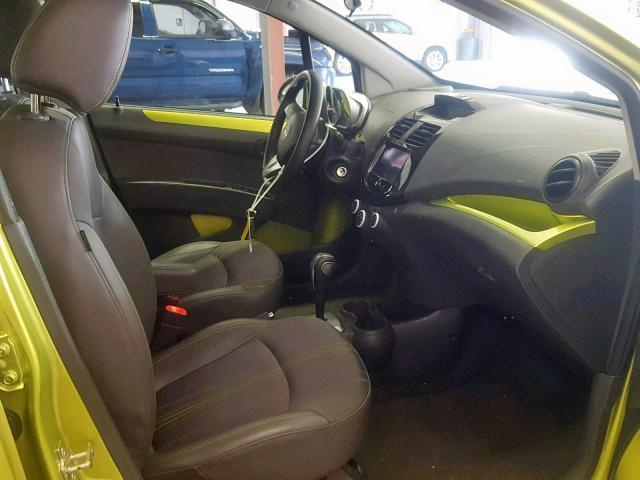 KL8CD6S96DC554561 - 2013 CHEVROLET SPARK 1LT GREEN photo 5