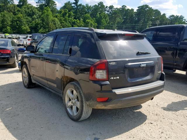 1C4NJDCB9ED546335 - 2014 JEEP COMPASS LI BLACK photo 3