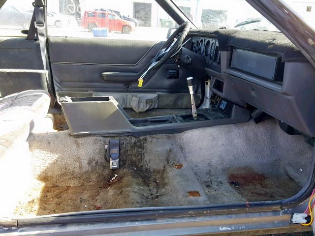 1FABP28M8GF256343 - 1986 FORD MUSTANG LX GRAY photo 5