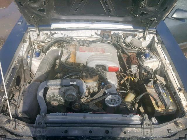 1FABP28M8GF256343 - 1986 FORD MUSTANG LX GRAY photo 7