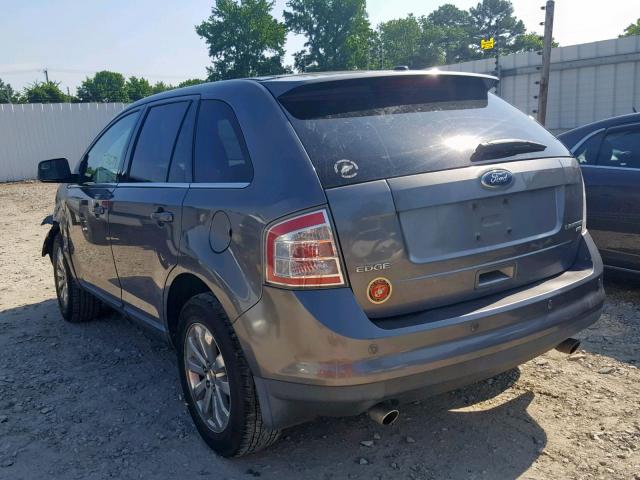 2FMDK4KC0ABA76548 - 2010 FORD EDGE LIMIT GRAY photo 3