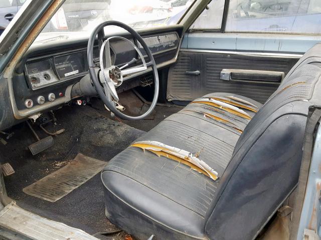0000RS23L71115167 - 1967 PLYMOUTH SATELLITE BLUE photo 5