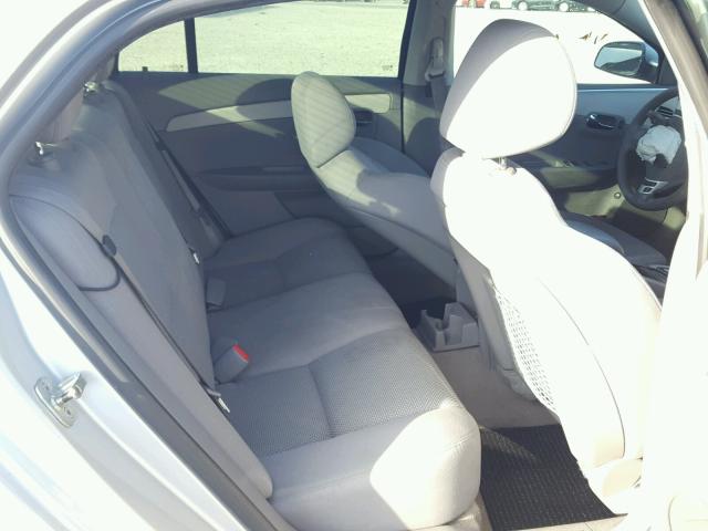 1G1ZC5EB4A4152033 - 2010 CHEVROLET MALIBU 1LT SILVER photo 6