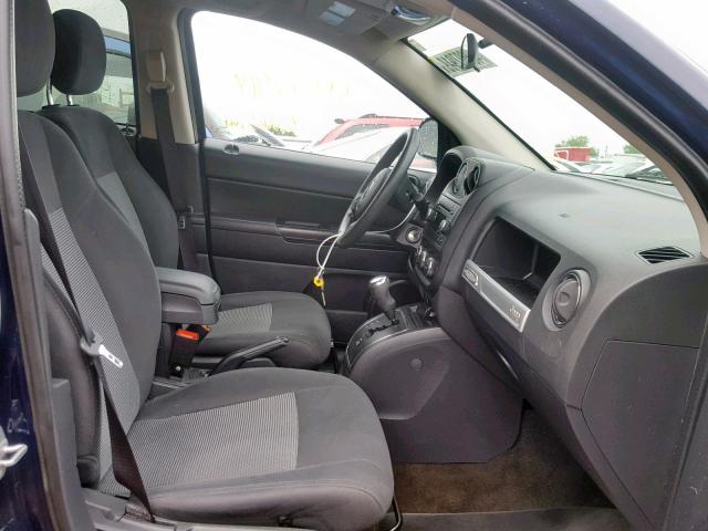 1C4NJDBB3ED536854 - 2014 JEEP COMPASS SP ლურჯი ფოტო 5