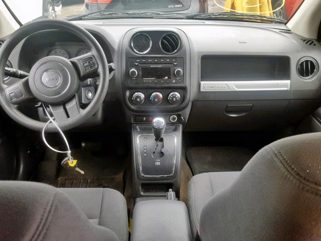 1C4NJDBB3ED536854 - 2014 JEEP COMPASS SP ლურჯი ფოტო 9