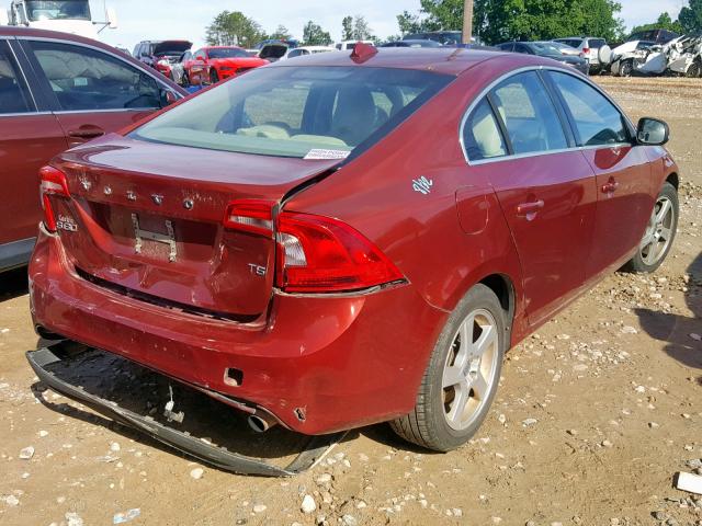 YV1622FS0C2039621 - 2012 VOLVO S60 T5 RED photo 4