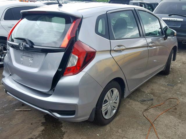 3HGGK5H46JM734848 - 2018 HONDA FIT LX GRAY photo 4