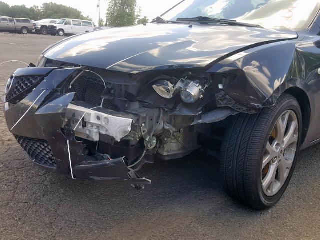 JM1BK32F781175776 - 2008 MAZDA 3 I BLACK photo 9