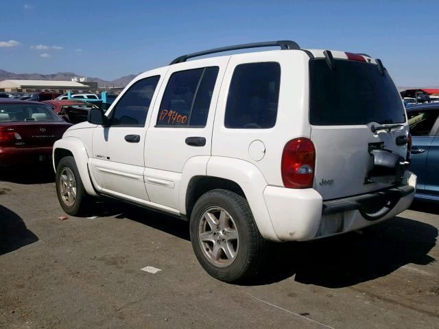 1J4GK58K43W616324 - 2003 JEEP LIBERTY LI WHITE photo 3