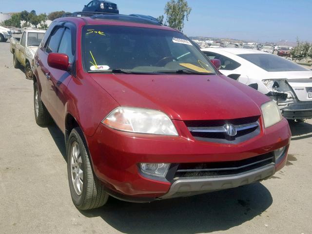 2HNYD18843H526780 - 2003 ACURA MDX TOURIN RED photo 1