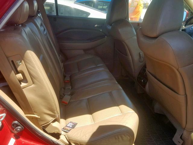 2HNYD18843H526780 - 2003 ACURA MDX TOURIN RED photo 6