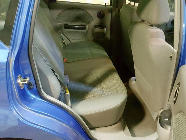 KL1TG62675B313773 - 2005 CHEVROLET AVEO LT BLUE photo 6