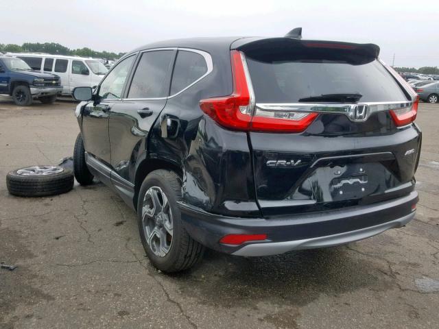 7FARW2H81JE091878 - 2018 HONDA CR-V EXL BLACK photo 3