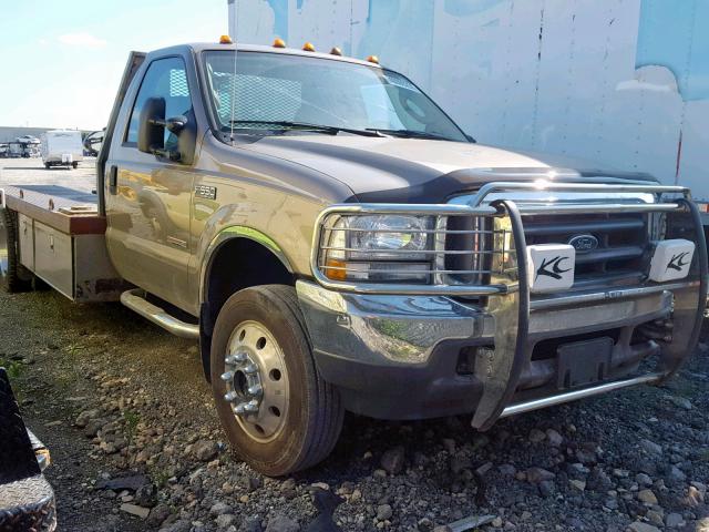 1FDAF57P24EC68622 - 2004 FORD F550 SUPER TAN photo 1