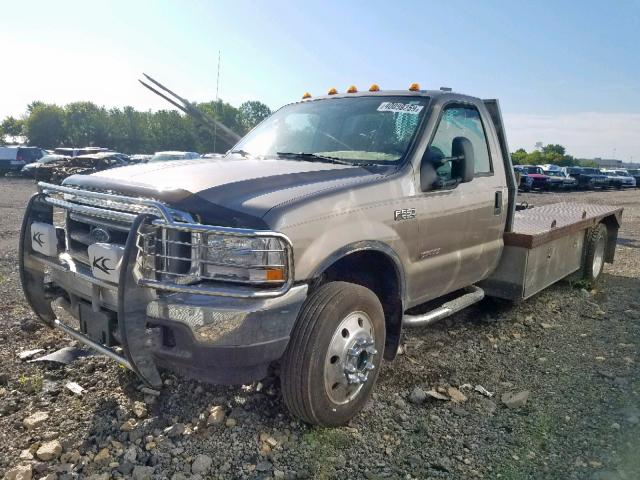 1FDAF57P24EC68622 - 2004 FORD F550 SUPER TAN photo 2