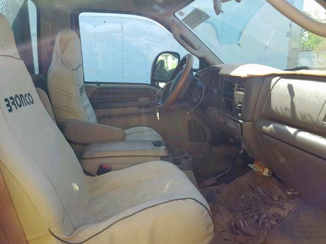 1FDAF57P24EC68622 - 2004 FORD F550 SUPER TAN photo 5