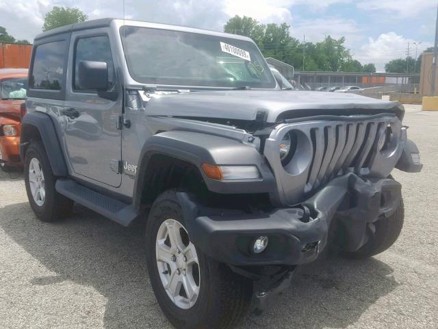 1C4GJXAN0JW142233 - 2018 JEEP WRANGLER S SILVER photo 1