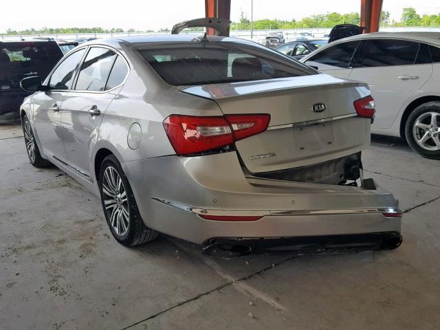 KNALN4D7XE5150492 - 2014 KIA CADENZA PR GRAY photo 3