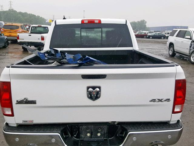 1C6RR7LT5GS310324 - 2016 RAM 1500 SLT WHITE photo 6